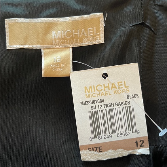 NWT Michael Kors Black Belt Dress - Picture 8 of 10